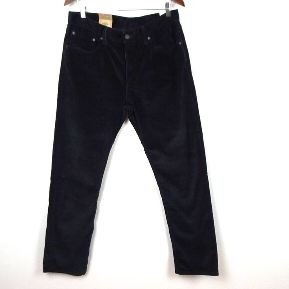 Levi's Corduroy Mom Jeans Women's Size 32x30 Black Cords High Rise - Picture 1 of 12